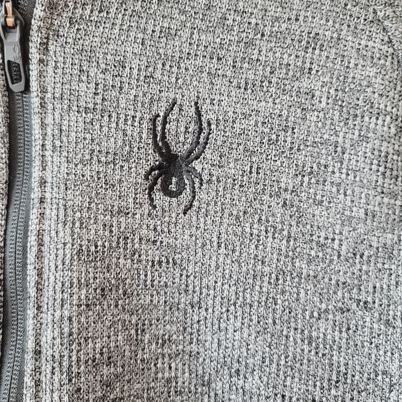 Spyder Gray and Black Quarter-Zip Pullover Top - Picture 5 of 13
